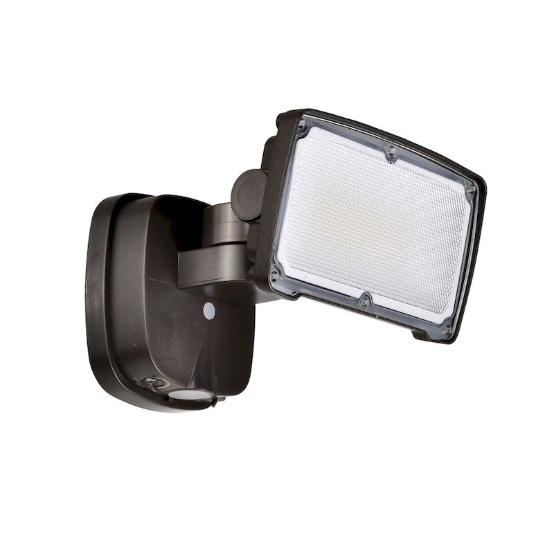 Projecteur de sécurité extérieur LED 26 W, 2500 lumens, noir/blanc/bronze, avec allumage automatique crépusculaire (1 tête).