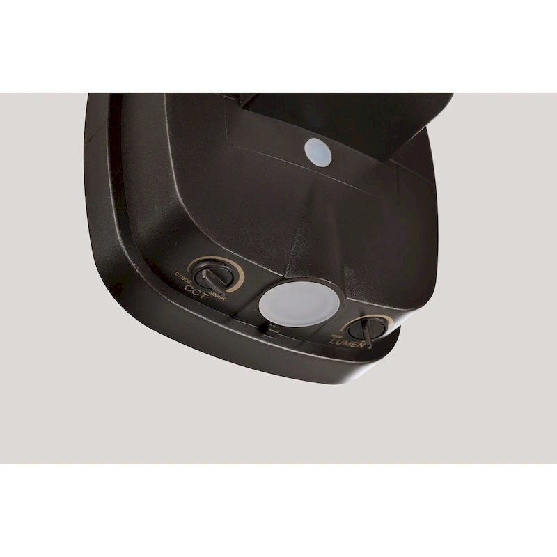 Projecteur de sécurité extérieur LED 26 W, 2500 lumens, noir/blanc/bronze, avec allumage automatique crépusculaire (1 tête).