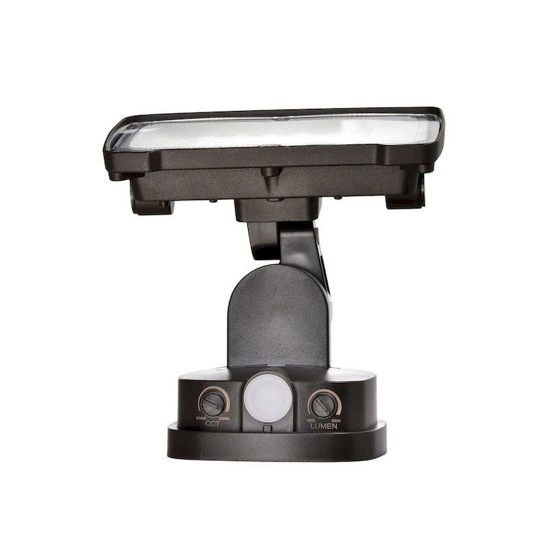 Projecteur de sécurité extérieur LED 26 W, 2500 lumens, noir/blanc/bronze, avec allumage automatique crépusculaire (1 tête).