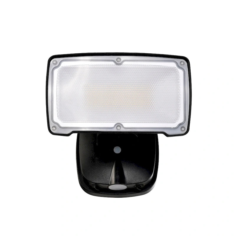 Projecteur de sécurité extérieur LED 26 W, 2500 lumens, noir/blanc/bronze, avec allumage automatique crépusculaire (1 tête).