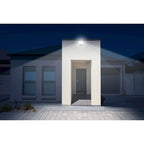 Projecteur de sécurité extérieur LED 26 W, 2500 lumens, noir/blanc/bronze, avec allumage automatique crépusculaire (1 tête).