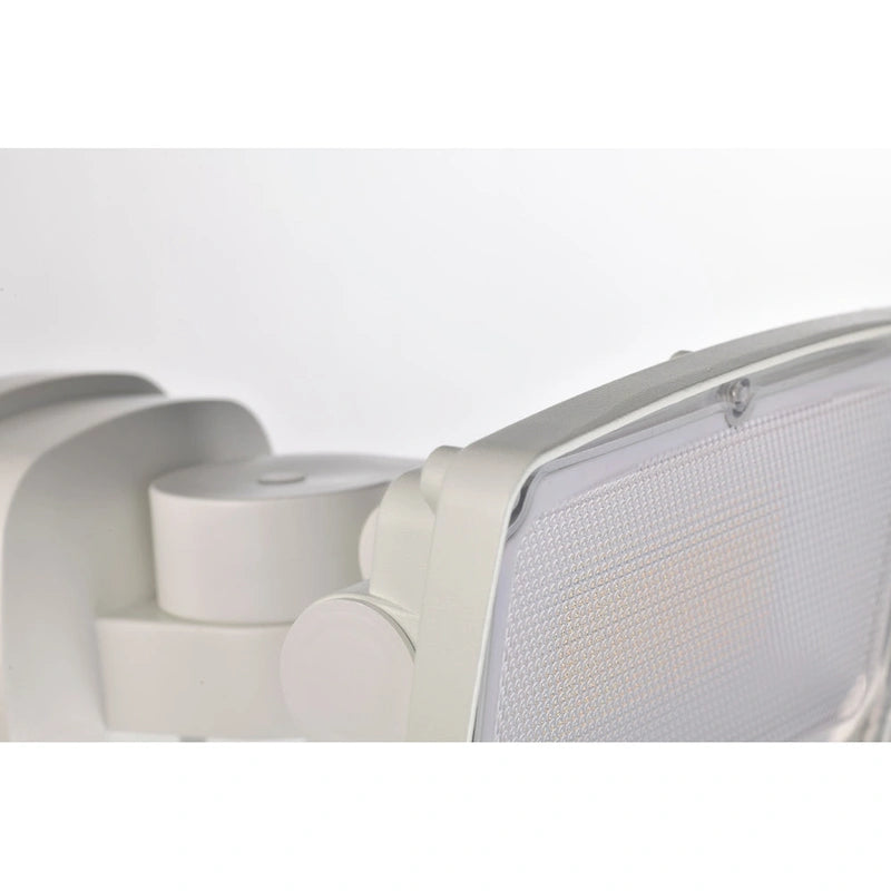 Projecteur de sécurité extérieur LED 26 W, 2500 lumens, noir/blanc/bronze, avec allumage automatique crépusculaire (1 tête).