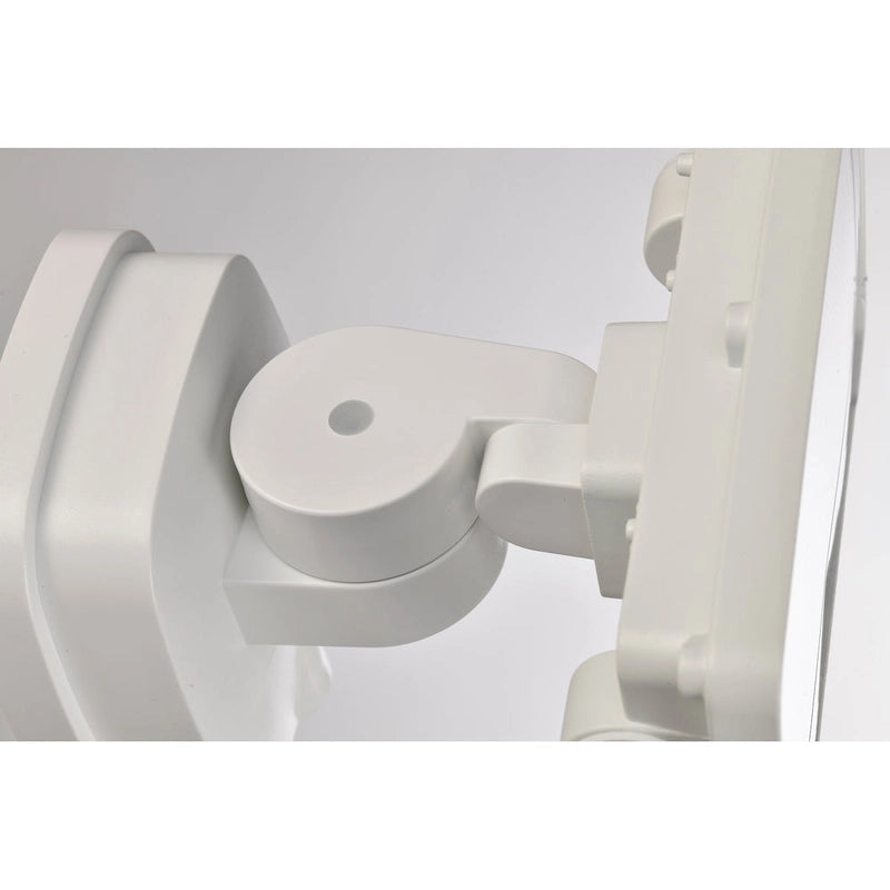 Projecteur de sécurité extérieur LED 26 W, 2500 lumens, noir/blanc/bronze, avec allumage automatique crépusculaire (1 tête).