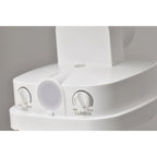 Projecteur de sécurité extérieur LED à 2 têtes, 38 W, 3 000 lumens, avec contrôle crépusculaire (1 unité), coloris noir/blanc/bronze