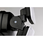 Projecteur de sécurité extérieur LED à 2 têtes, 38 W, 3 000 lumens, avec contrôle crépusculaire (1 unité), coloris noir/blanc/bronze