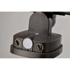 Projecteur de sécurité extérieur LED à 2 têtes, 38 W, 3 000 lumens, avec contrôle crépusculaire (1 unité), coloris noir/blanc/bronze