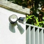 Projecteur mural extérieur LED intégré Lutec 2 lumières noir - 10,28 x 5,04 x 5,59