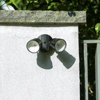 Projecteur mural extérieur LED intégré Lutec 2 lumières noir - 10,28 x 5,04 x 5,59