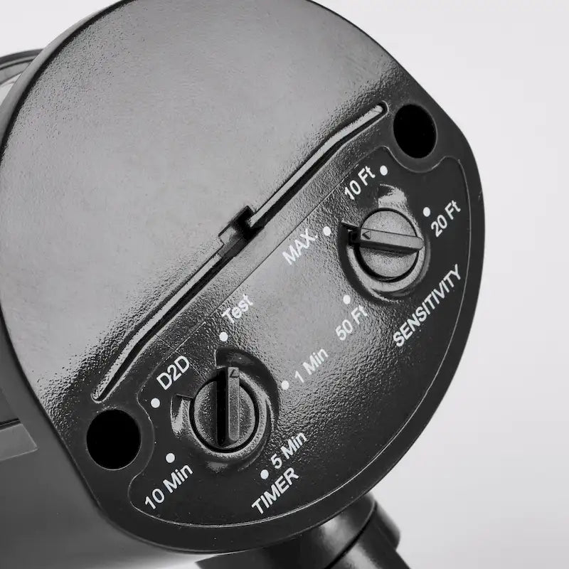 Projecteur de sécurité LED - Double tête - Finition noire - 3000K - Avec détecteur de mouvement - 120V