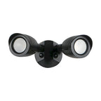 LED Security Light Dual Head Black Finish 3000K