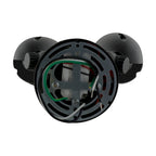 Projecteur de sécurité LED à double tête, finition noire, 3000K