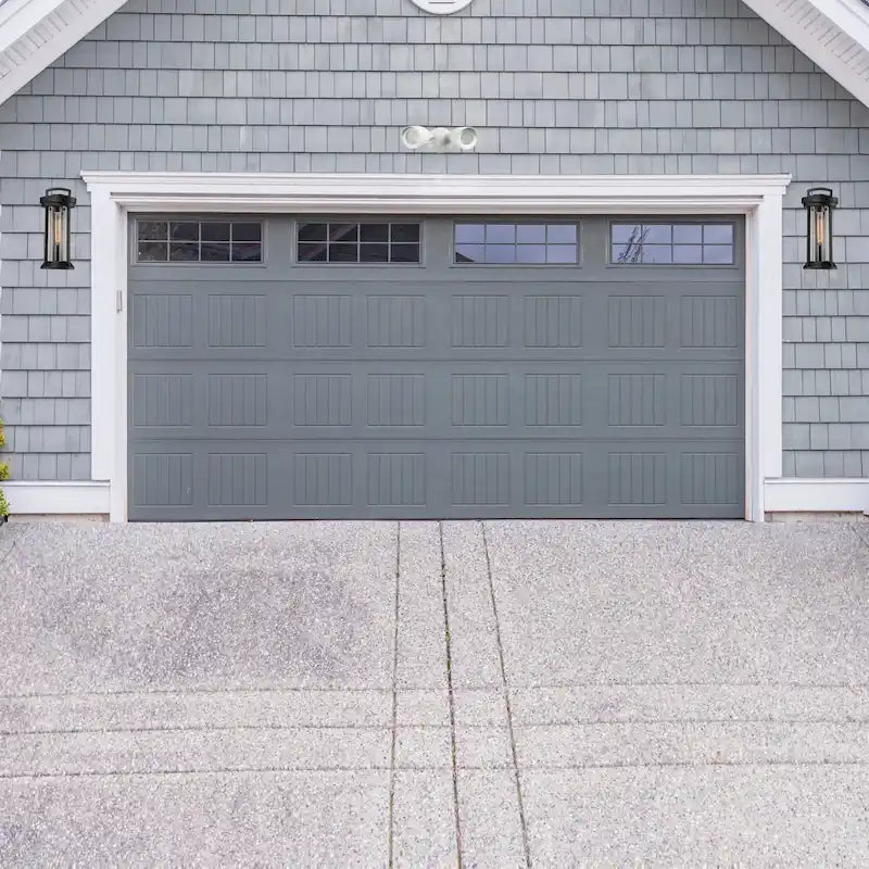 Projecteur de sécurité LED à double tête, finition blanche 3000K