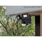 Projecteur de sécurité LED à détecteur de mouvement IQ America 700 lumens, alimenté par batterie, avec support en L