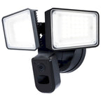 36W Rectangular Outdoor SMART Security Light with Camera Starfish Enabled Tunable White Black