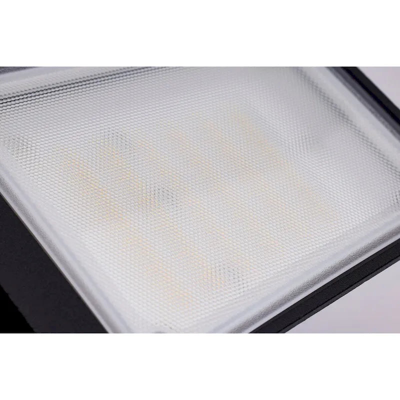 Projecteur de sécurité extérieur rectangulaire intelligent 36 W avec caméra, compatible avec les étoiles de mer, blanc et noir réglables.