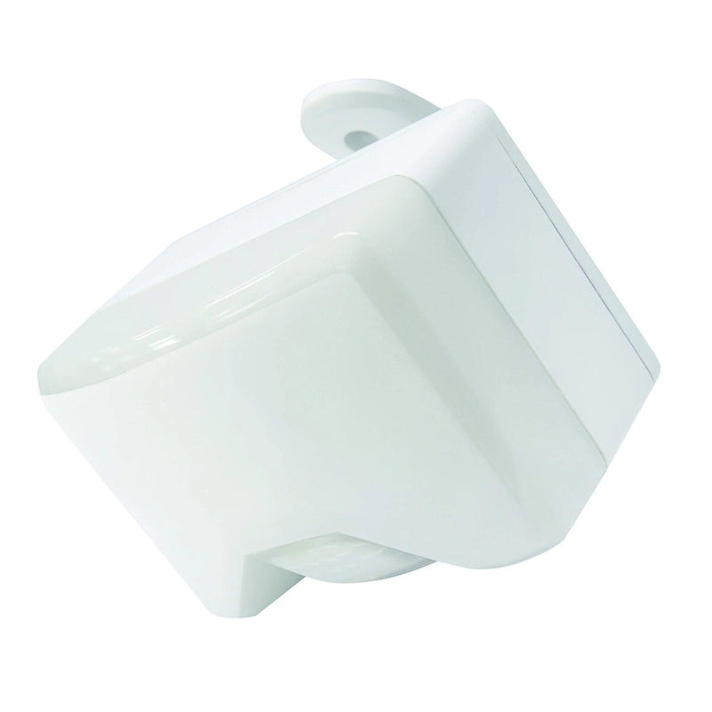 IQ America 350 Lumen Battery Powered LED Motion Security Sensor Flood Light Universal Mount - White