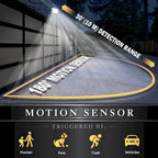 Lampe de sécurité à détecteur de mouvement solaire blanche Classy Caps