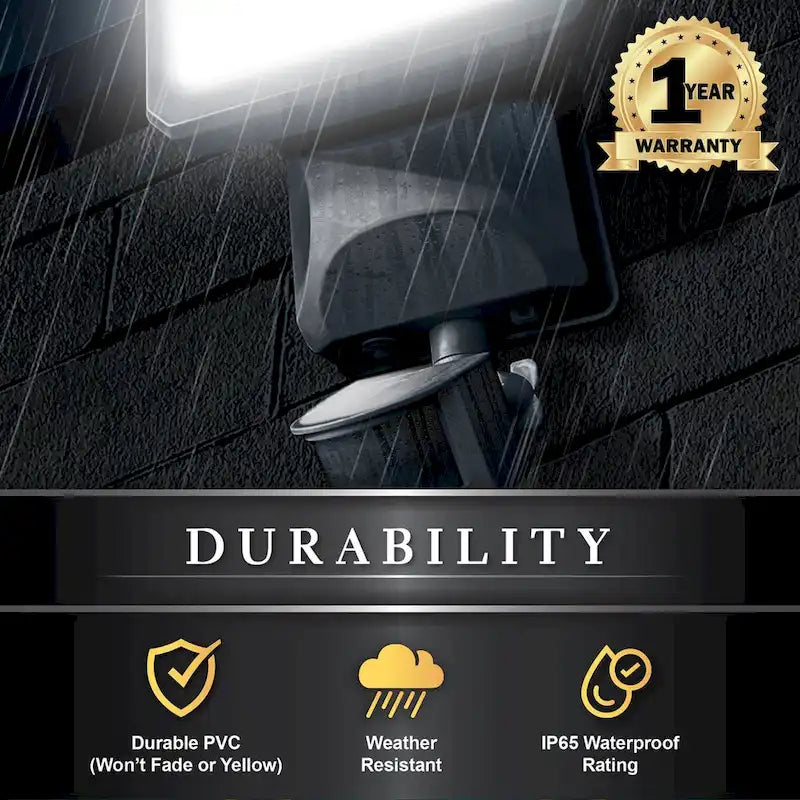 Lampe de sécurité à détecteur de mouvement solaire blanche Classy Caps